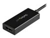 StarTech.com USB 3.1 Type C to HDMI Adapter with HDR - 4K 60Hz - TB3 Compatible - Windows & Mac Compatible Black USB C to HDMI Monitor Converter (CDP2HD4K60H) - external video adapter - MegaChips MCDP2900 - black_thumb_6