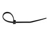 StarTech.com 15cm(6") Cable Ties, 3mm(1/8") wide, 39mm(1-3/8") Bundle Diameter, 18kg(40lb) Tensile Strength, Nylon Self Locking Zip Ties w/ Curved Tip, 94V-2/UL Listed, 1000 Pack, Black - Nylon 66 Plastic - TAA (CBMZT6BK) - Kabelbinder - TAA-konform_thumb_2