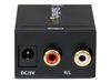 StarTech.com SPDIF Digital Coaxial or Toslink Optical to Stereo RCA Audio Converter - Digital Audio Adapter (SPDIF2AA) - coaxial/optical digital audio converter_thumb_3