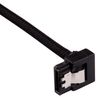 CORSAIR Premium sleeved SATA cable with 90° connector 2-pack - Black_thumb_2