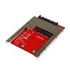 StarTech.com mSATA SSD to 2.5in SATA Adapter Converter - mSATA to SATA Adapter for 2.5in bay with Open Frame Bracket and 7mm Drive Height (SAT32MSAT257) - storage controller - SATA 6Gb/s - SATA 6Gb/s_thumb_2