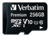 Verbatim Premium - Flash-Speicherkarte - 256 GB - microSDXC UHS-I_thumb_1