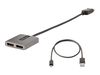 StarTech.com 2-Port DisplayPort MST Hub, Dual 4K 60Hz, DP to 2x DisplayPort Monitor Adapter, DP 1.4 Multi-Monitor Video Adapter w/ 1ft Built-in Cable, USB Powered, Windows Only - Multi Stream Transport Hub (MST14DP122DP) - Hub - 2 Anschlüsse_thumb_4