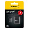 Intenso MicroSD card incl. SD adapter - Class 4 - 4 GB_thumb_4