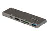 StarTech.com USB C Multiport Adapter for MacBook Pro/Air, USB Type-C to 4K HDMI, 100W Power Delivery Pass-through Charging, SD/MicroSD Slot, 2-Port USB 3.0 Hub, Portable USB-C Mini Dock - Works w/ Thunderbolt 3 - docking station - USB-C / Thunderbolt 3 -_thumb_5