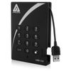 Apricorn Hard Drive A25-3PL256-500 - 500GB - USB 3.0 - Black_thumb_1