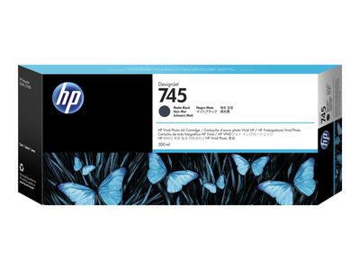 HP 745 - mit hoher Kapazität - mattschwarz - Original - DesignJet - Tintenpatrone_thumb