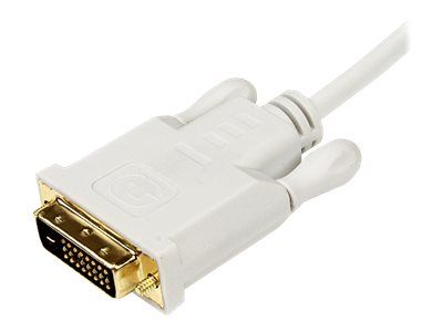 StarTech.com 6 ft Mini DisplayPort to DVI Adapter Cable - Mini DP to DVI Video Converter - MDP to DVI Cable for Mac / PC 1920x1200 - White (MDP2DVIMM6W) - DisplayPort cable - 1.82 m_4