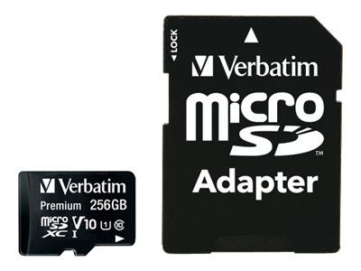 Verbatim Premium - Flash-Speicherkarte - 256 GB - microSDXC UHS-I_2