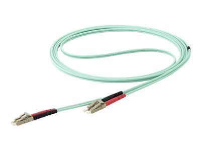 StarTech.com 15 m OM4 LC to LC Multimode Duplex Fiber Optic Patch Cable- Aqua - 50/125 - Fiber Optic Cable - 40/100Gb - LSZH (450FBLCLC15) - Patch-Kabel - 15 m - Aquamarin_3