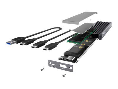 ICY BOX Speichergehäuse IB-1817MC-C31 - M.2 NVMe Card / SATA SSD - USB 3.1_4