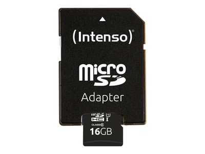 Intenso Performance - flash memory card - 16 GB - microSDHC UHS-I_2