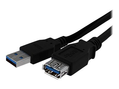 StarTech.com 1m USB 3.0 Verlängerungskabel - USB 3 Typ A Kabel Verlängerung - Stecker/ Buchse - Schwarz - USB-Verlängerungskabel - USB Typ A bis USB Typ A - 1 m_3