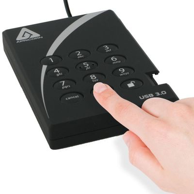 Apricorn Hard Drive A25-3PL256-500 - 500GB - USB 3.0 - Black_4