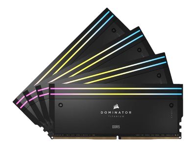 CORSAIR RAM Dominator Titanium RGB - 64 GB (4 x 16 GB Kit) - DDR5 6400 DIMM CL32_1