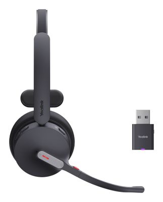 Yealink WH64 Hybrid Mono Teams Kopfhörer Kabellos Kopfband Büro/Callcenter Mikro-USB Bluetooth Schwarz_4