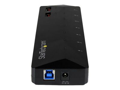StarTech.com 9 Port USB 3.0 Hub - 7 x USB-A, 2 x USB-A Fast Charge Ports - Multi Port Powered USB Charging Station (ST93007U2C) - USB peripheral sharing switch - 7 ports_7