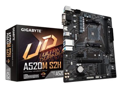 GIGABYTE Mainboard A520M S2H - Micro ATX - Socket AM4 - AMD A520_thumb