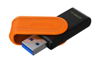 Kingston USB flash drive DataTraveler Exodia S - USB 3.2 Gen 1 - 256 GB - black/orange_2