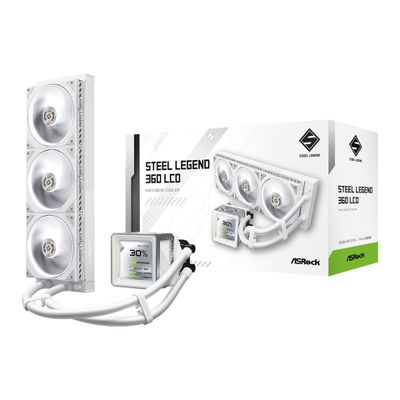 CPC ASRock Steel Legend 360 LCD White_thumb