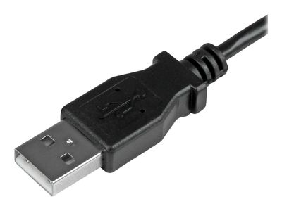 StarTech.com 1m 3 ft Micro-USB Charge-and-Sync Cable - Left-Angle Micro-USB - M/M - USB to Micro USB Charging Cable - 30/24 AWG (USBAUB1MLA) - USB cable - 1 m_4