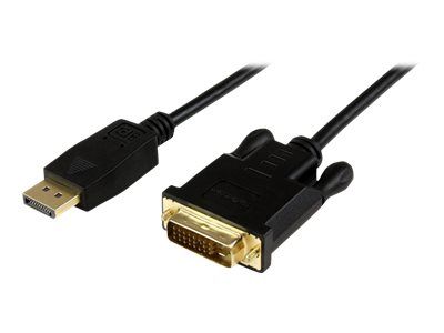 StarTech.com 6 ft DisplayPort to DVI Active Adapter Converter Cable - 6ft (1.8m) Active DP to DVI M/M Cable for PC - 1920x1200 - Black (DP2DVIMM6BS) - display cable - 1.8 m_2