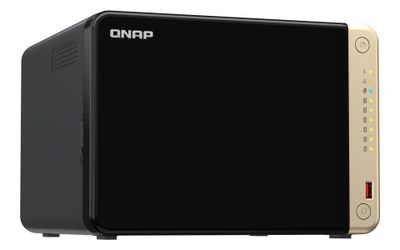 QNAP TS-664 NAS Tower Intel® Celeron® N5095 8 GB DDR4 0 TB QNAP QTS Schwarz, Bronze_4