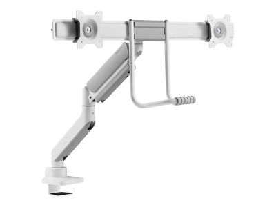 Neomounts DS75-450WH2 mounting kit - full-motion - for 2 LCD displays - white_2