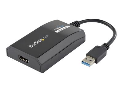 StarTech.com USB 3.0 to HDMI External Video Card Adapter - DisplayLink Certified - 1920x1200 - MultiMonitor Graphics Adapter - Supports Mac & Windows (USB32HDPRO) - external video adapter - black_3