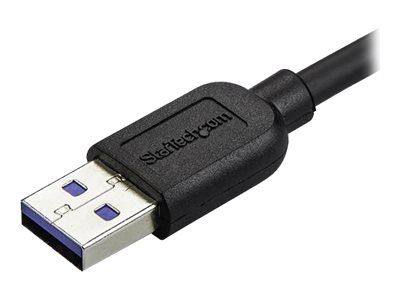 StarTech.com 1m 3 ft Slim Micro USB 3.0 Cable M/M - Left-Angle Micro-USB - USB 3.0 A to Micro B - Angled Micro USB - USB 3.1 Gen 1 (5Gbps) (USB3AU1MLS) - USB cable - 1 m_3