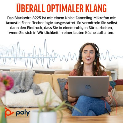 HP Poly Blackwire 8225 USB-C Stereo-Headset + USB-C/A-Adapter_5