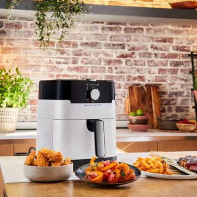 Tefal Easy Fry & Grill EY501A Einzelbild 4,2 l Eigenständig 1550 W Heißluftfritteuse Schwarz, Edelstahl_8