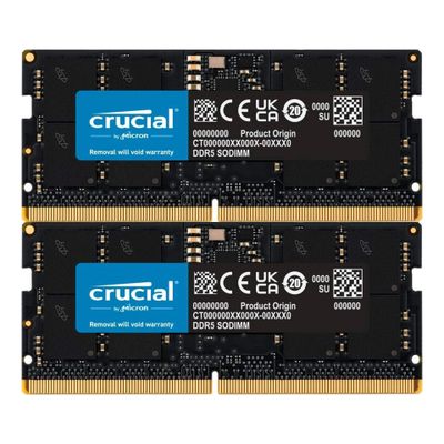 Crucial RAM CT2K32G56C46S5 - 64 GB (2 x 32 GB Kit) - DDR5 5600 SO-DIMM CL46_thumb