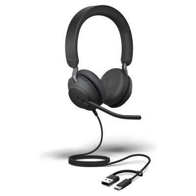 Jabra Evolve2 40 SE MS Stereo - headset - USB-C, USB-A_3