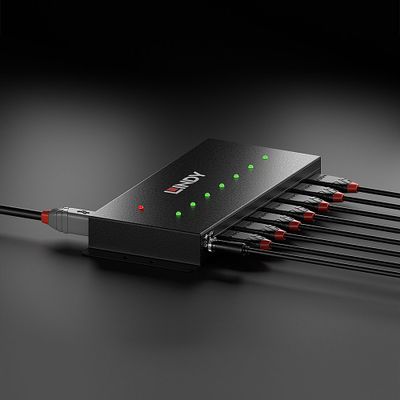 Lindy 43128 Schnittstellen-Hub 5000 Mbit/s Schwarz_5