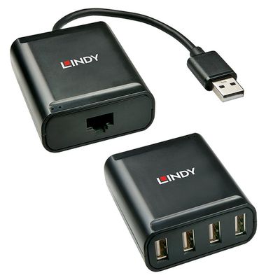 Lindy 42679 Schnittstellen-Hub USB 2.0 Schwarz_thumb