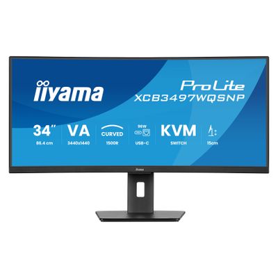 iiyama ProLite XCB3497WQSNP-B1 - LED-Monitor - gebogen - 86.4 cm (34") - HDR_1