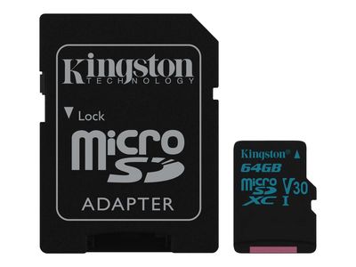 Kingston Canvas Go! - Flash-Speicherkarte - 64 GB - microSDXC UHS-I_thumb