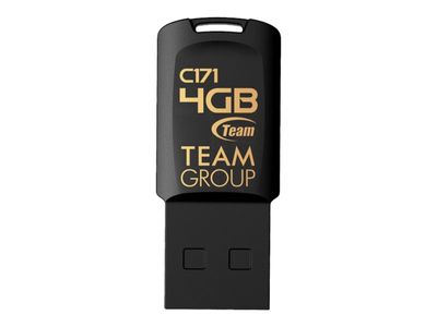 Team Group USB flash drive Color Series C171 - USB 2.0 - 4 GB - black_thumb