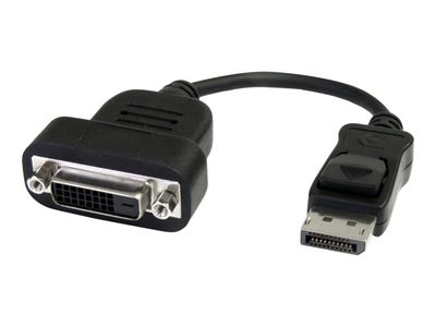 StarTech.com DisplayPort to DVI Adapter - Active Conversion - 1920x1200 - DP to DVI Single Link Converter for DVI-D Display (DP2DVIS) - DisplayPort adapter - 20 cm_thumb