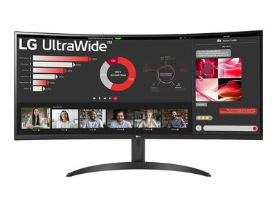 LG UltraWide 34WR50QC-B - LED-Monitor - gebogen - 86.42 cm (34") - HDR_thumb