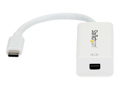 StarTech.com USB-C auf Mini DisplayPort Adapter - 4K 60Hz - Weiß - externer Videoadapter - weiß_7
