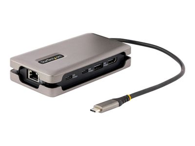 StarTech.com USB-C Multiport Adapter, 4K 60Hz HDMI 2.0b, HDR, USB 3.2 Gen 2 10Gbps Hub (2xUSB-C, 1xUSB-A), 100W PD Pass-Through, Mini Travel Dock, 12"/30cm Cable, Laptop Docking Station - Dockingstation - USB-C 3.2 Gen 2 / Thunderbolt 3 / Thunderbolt 4 -_3