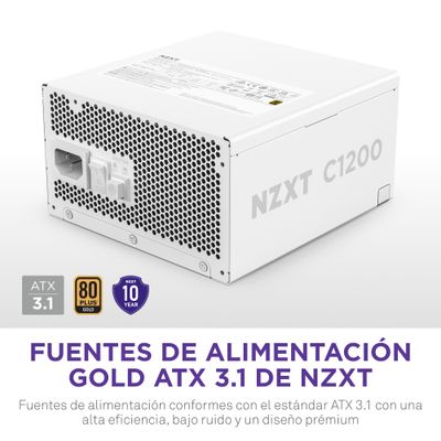 NZXT C1200 Gold ATX 3.1 power supply unit 1200 W 24-pin ATX White_7