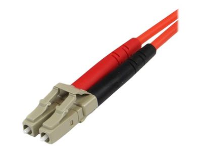 StarTech.com 1m Fiber Optic Cable - Multimode Duplex 50/125 - LSZH - LC/ST - OM2 - LC to ST Fiber Patch Cable - Patch-Kabel - 1 m - orange_5