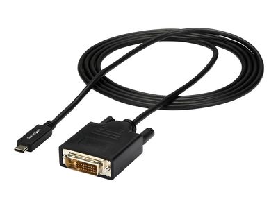 StarTech.com USB-C to DVI Cable - 6 ft / 2m - 1080p - 1920x1200 - USB-C DVI Monitor Cable - USB C Cable - Computer Monitor Cable (CDP2DVIMM2MB) - external video adapter_3