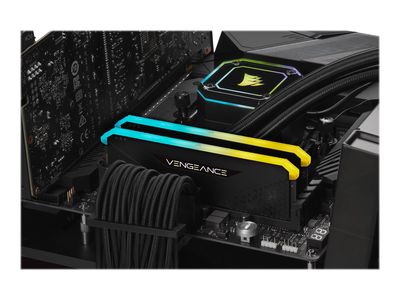 CORSAIR Vengeance RGB RS RAM - 32 GB (2 x 16 GB Kit) - DDR4 3200 UDIMM CL16_2