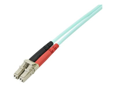 StarTech.com 5m Fiber Optic Cable - 10 Gb Aqua - Multimode Duplex 50/125 - LSZH - LC/LC - OM3 - LC to LC Fiber Patch Cable - Patch-Kabel - 5 m - Aquamarin_3