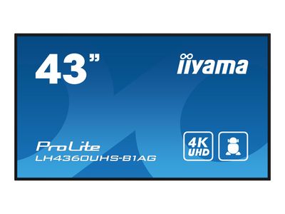 iiyama ProLite LH4360UHS-B1AG 43" Class (42.5" viewable) LED-backlit LCD display - 4K - for digital signage_thumb