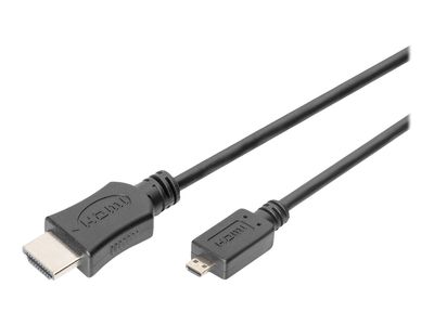 DIGITUS HDMI cable with Ethernet DB-330109-020-S - HDMI / micro HDMI - 2 m_3